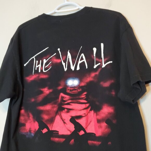 Vintage 1997 Pink Floyd The Wall Band Shirt Black Size L - Picture 4 of 6